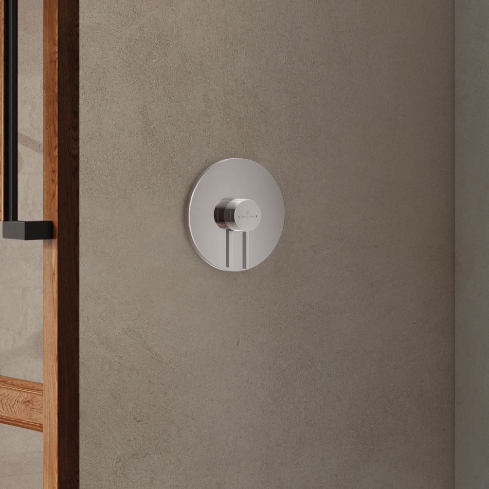Lifestyle image of Villeroy & Boch Dawn Chrome Single Outlet Bath/Shower Valve